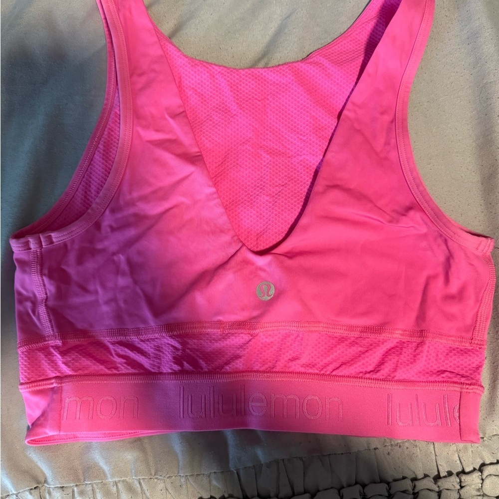 Women's Pink Sports Bra - Picture 3 of 5